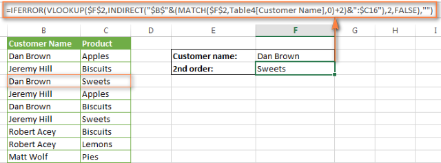 vlookup only finds first match